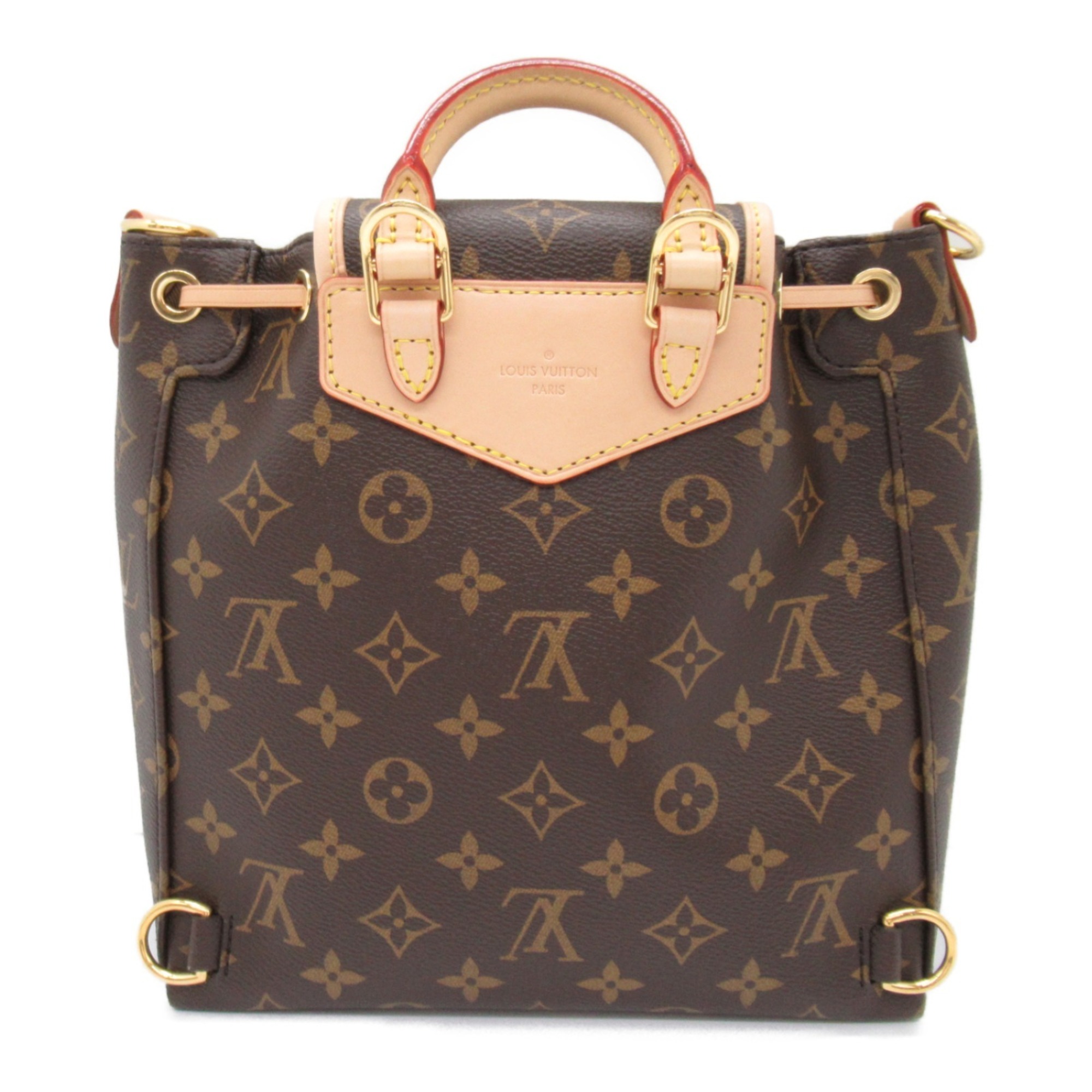 Louis Vuitton LOUIS VUITTON Excursion PM Backpack Rucksack Bag Coated Canvas Monogram Women's Brown M46932