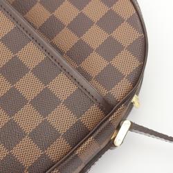 Louis Vuitton Ipanema GM Shoulder Bag, Coated Canvas, Leather, Damier, Women's, Brown, N51292