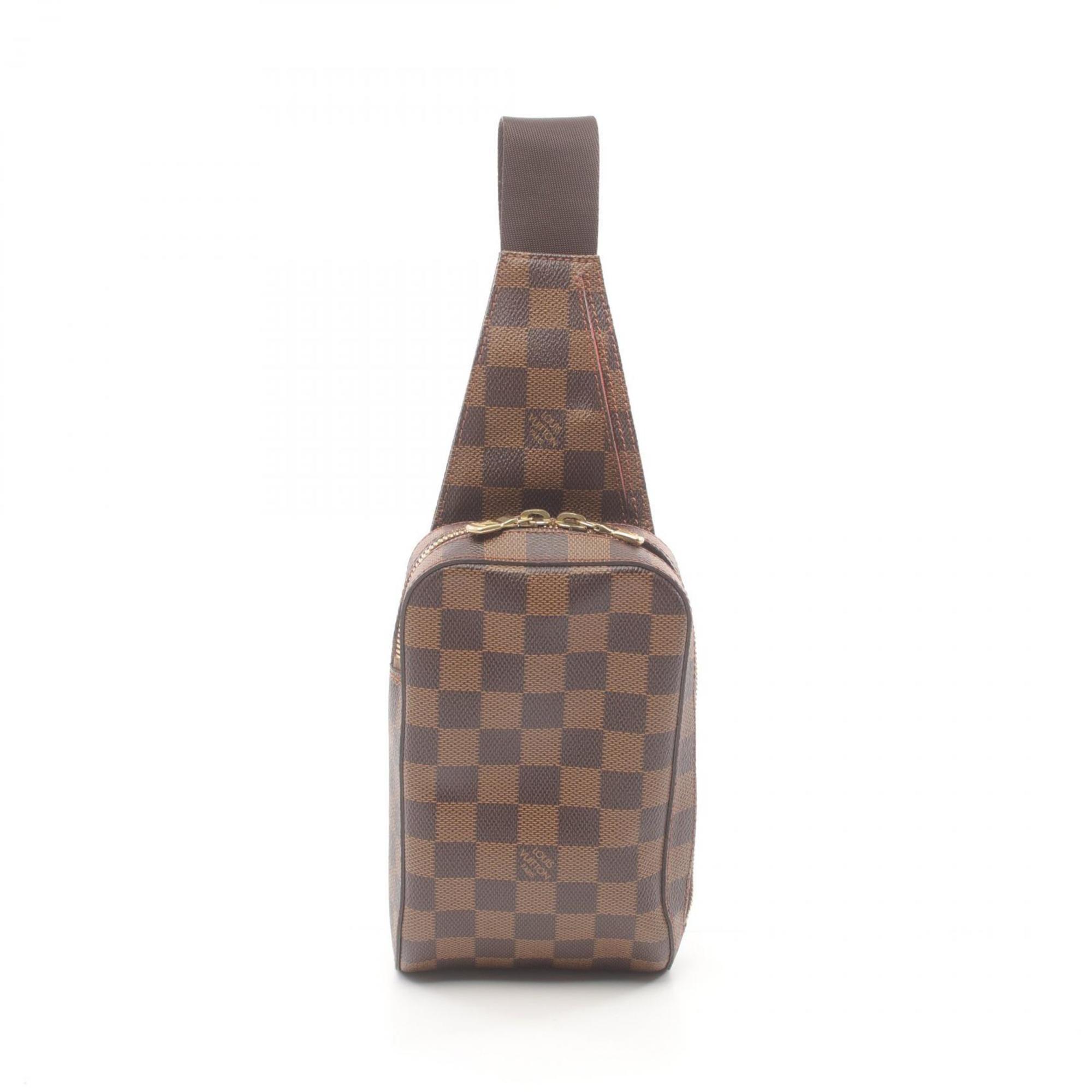 Louis Vuitton LOUIS VUITTON Geronimos Damier Ebene Waist Bag Body Coated Canvas Men's Women's Brown N51994