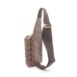 Louis Vuitton LOUIS VUITTON Geronimos Damier Ebene Waist Bag Body Coated Canvas Men's Women's Brown N51994