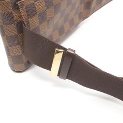 Louis Vuitton LOUIS VUITTON Geronimos Damier Ebene Waist Bag Body Coated Canvas Men's Women's Brown N51994