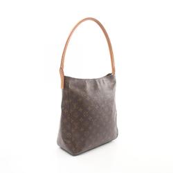 Louis Vuitton LOUIS VUITTON Looping GM Monogram Shoulder Bag Coated Canvas Leather Women's Brown M51145