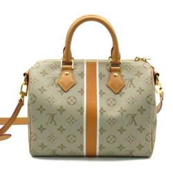 Louis Vuitton Speedy Bandouliere 25 Shoulder Bag Canvas Monopanam Women's Beige M46749