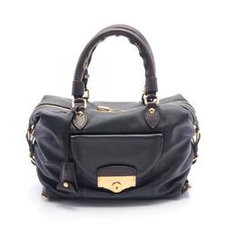 LOUIS VUITTON Sac Louis Handbag Bag Leather Women's Navy