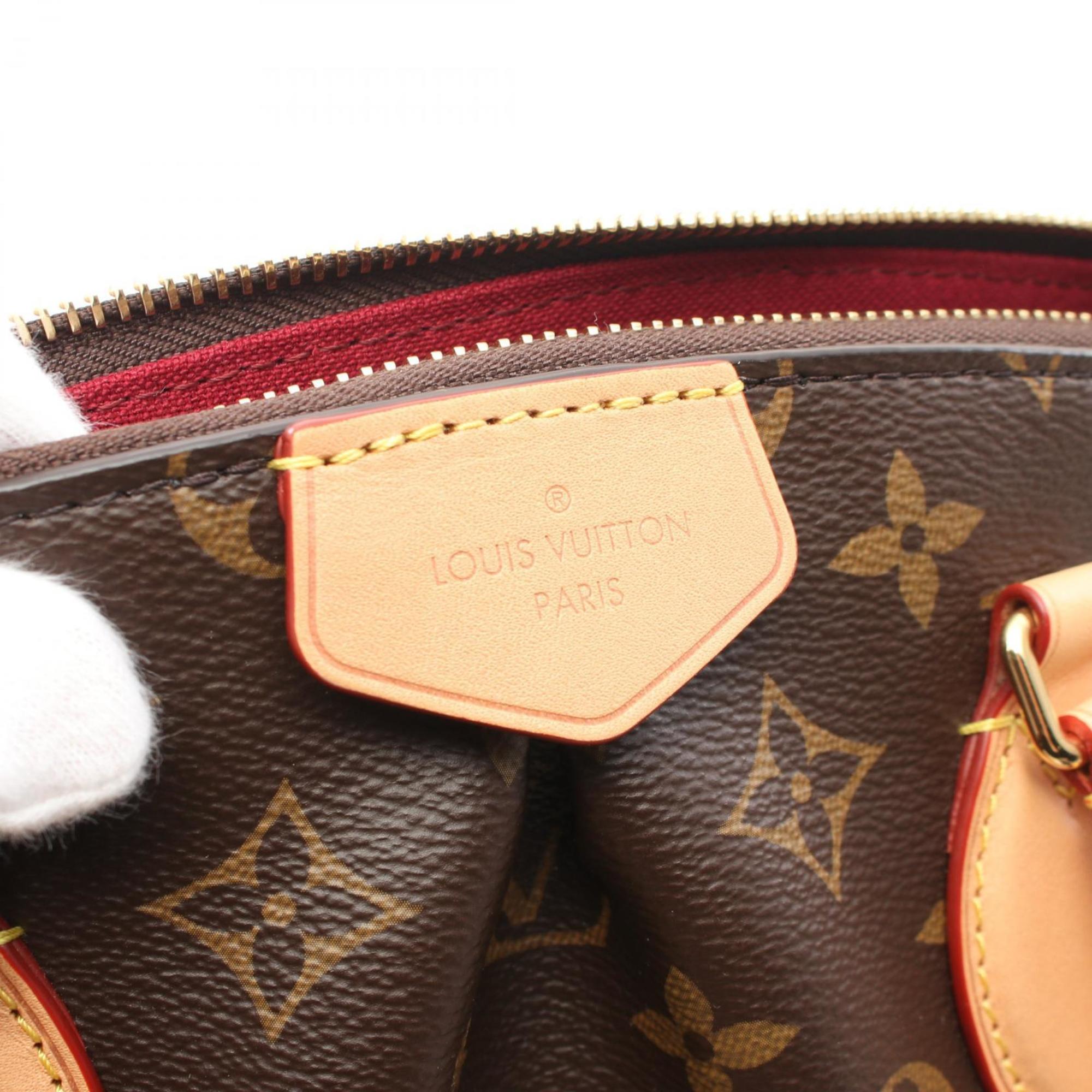 Louis Vuitton Boetie NM PM Handbag Bag Coated Canvas Leather Monogram Women's Brown M45986