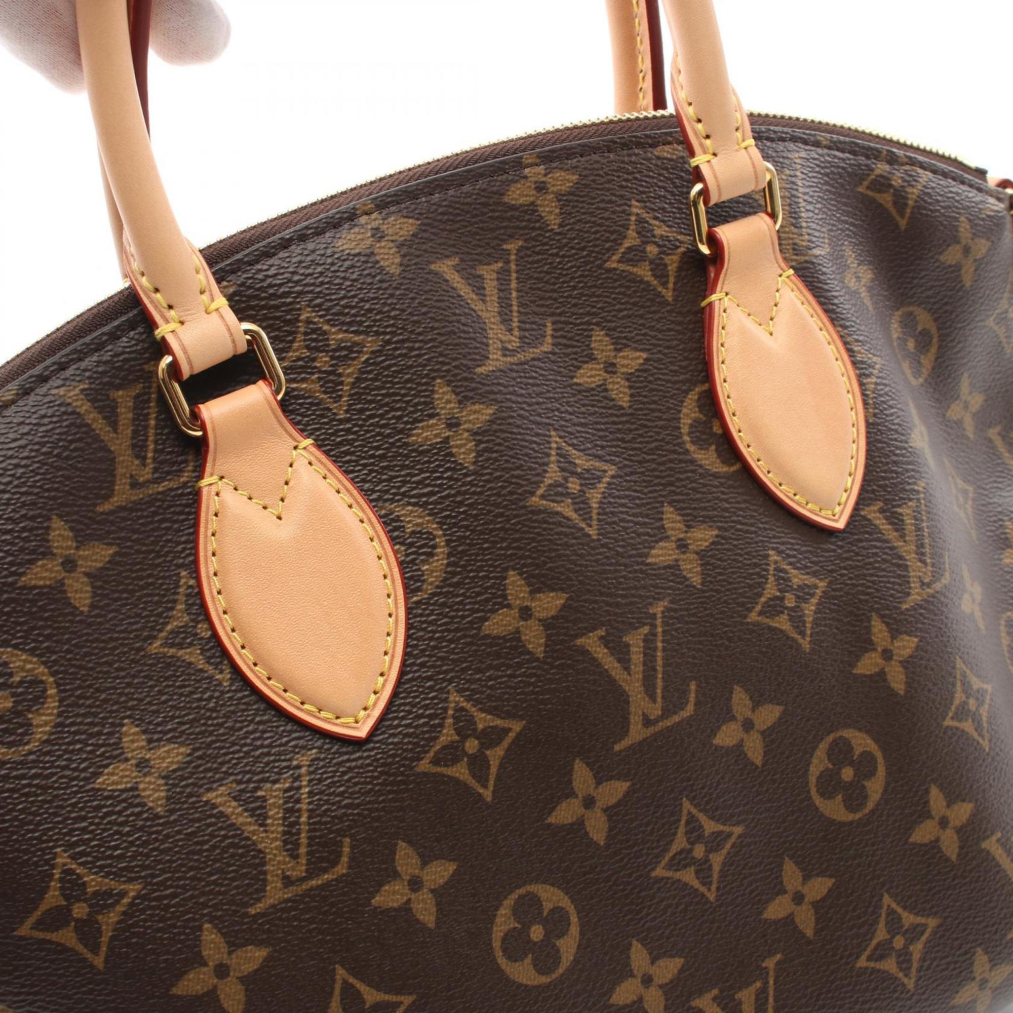 Louis Vuitton Boetie NM PM Handbag Bag Coated Canvas Leather Monogram Women's Brown M45986