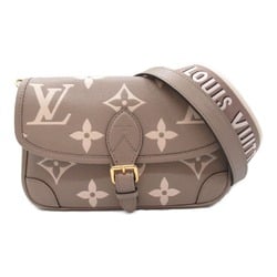 LOUIS VUITTON Diane Shoulder Bag Leather Monogram Empreinte Women's Gray M46583