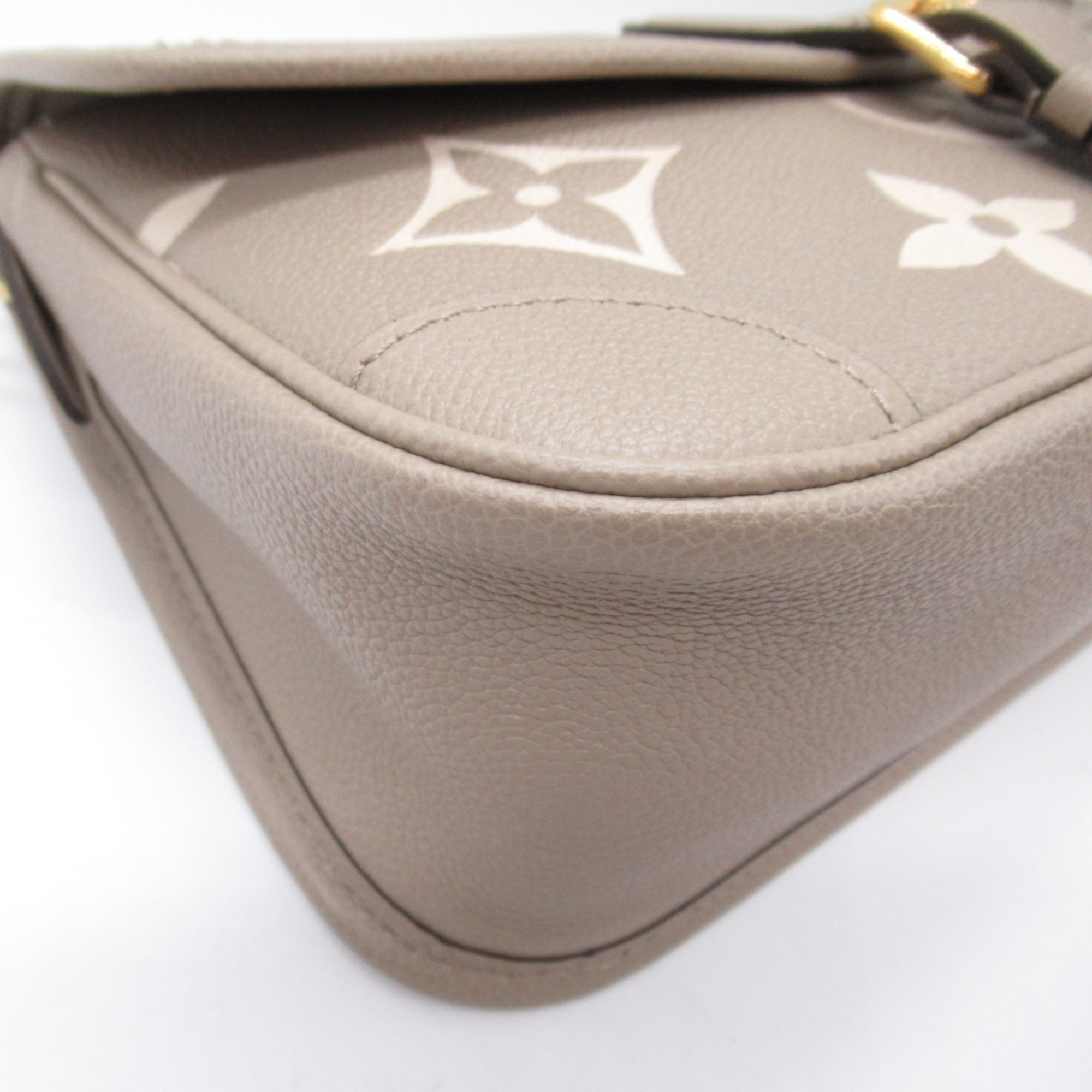 LOUIS VUITTON Diane Shoulder Bag Leather Monogram Empreinte Women's Gray M46583