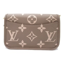 LOUIS VUITTON Diane Shoulder Bag Leather Monogram Empreinte Women's Gray M46583