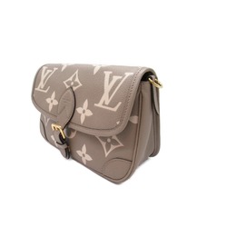 LOUIS VUITTON Diane Shoulder Bag Leather Monogram Empreinte Women's Gray M46583