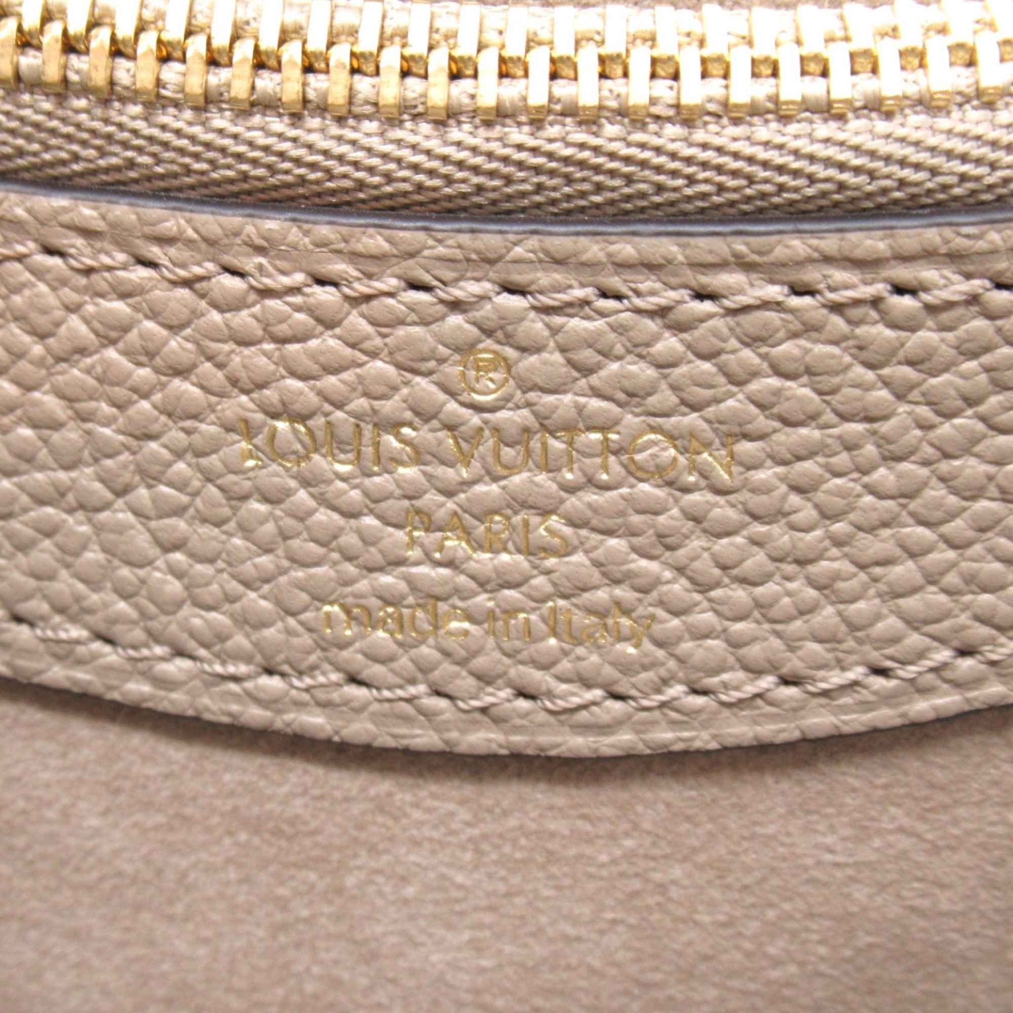 LOUIS VUITTON Diane Shoulder Bag Leather Monogram Empreinte Women's Gray M46583