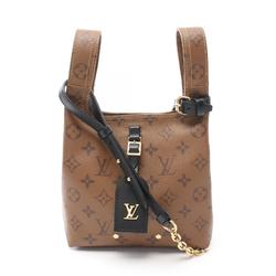 LOUIS VUITTON Atlantis BB Handbag Bag Coated Canvas Leather Monogram Reverse Women's Brown M46816