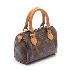 Louis Vuitton Speedy Monogram Handbag Bag Coated Canvas Leather Women's Brown M41534