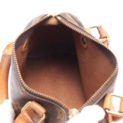 Louis Vuitton Speedy Monogram Handbag Bag Coated Canvas Leather Women's Brown M41534