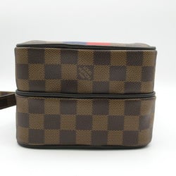 Louis Vuitton LOUIS VUITTON Amazon Shoulder Bag Coated Canvas Damier Savannah Men's Brown N42703