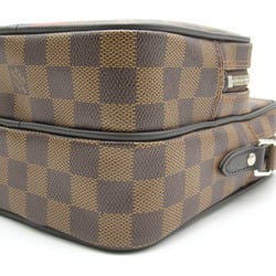 Louis Vuitton LOUIS VUITTON Amazon Shoulder Bag Coated Canvas Damier Savannah Men's Brown N42703