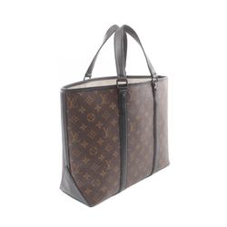 Louis Vuitton LOUIS VUITTON Weekend Tote PM Bag Coated Canvas Leather Monogram Macassar Men's Women's Brown Black M45734