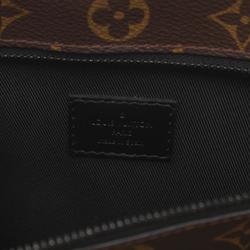 Louis Vuitton LOUIS VUITTON Weekend Tote PM Bag Coated Canvas Leather Monogram Macassar Men's Women's Brown Black M45734