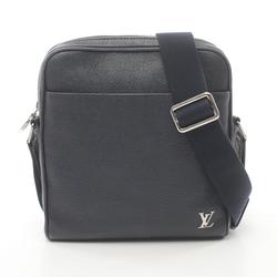 Louis Vuitton PPM Shoulder Bag, Leather Taiga, Men's, Navy, M30322