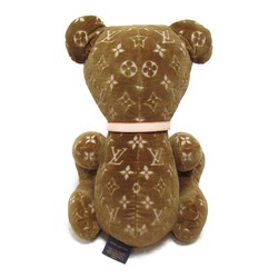 Louis Vuitton LOUIS VUITTON Dudu Teddy Bear Stuffed Animal Plush Toy Velour Kids Brown GI0739