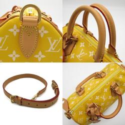 Louis Vuitton Speedy P9 Bandouliere 25 Shoulder Bag Leather Monogram Women's Yellow Jaune Matte M24426