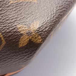 Louis Vuitton Nano Noe Shoulder Bag, Coated Canvas, Leather, Monogram, Women's, Brown, M41346