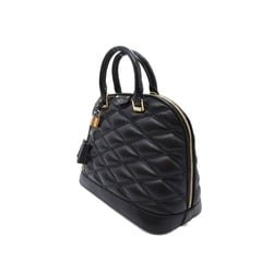 Louis Vuitton Alma PM Handbag, Lambskin, Women's, Black, M23688