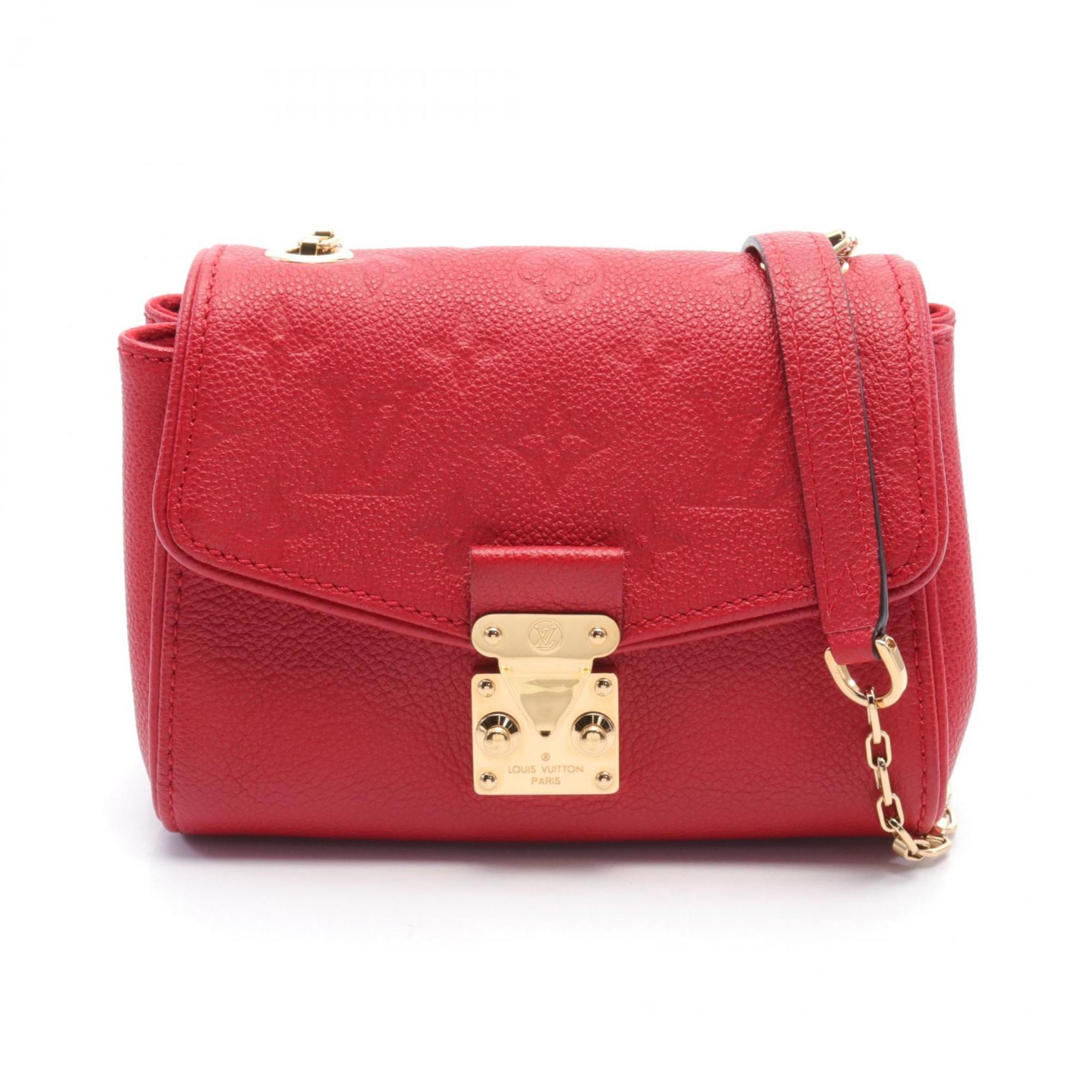 Louis Vuitton Saint Germain BB Empreinte Cerise Shoulder Bag Leather Women's Red M94553