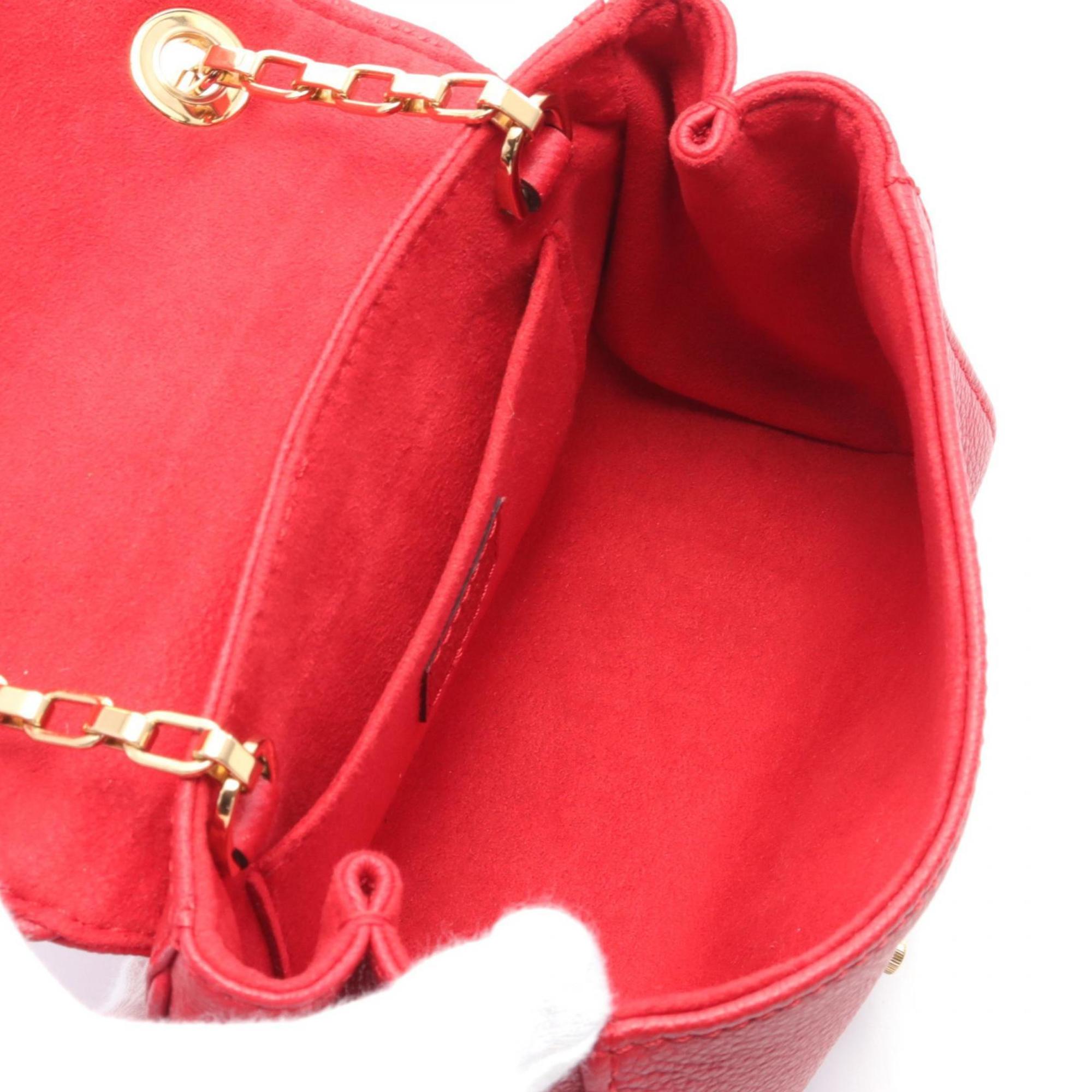 Louis Vuitton Saint Germain BB Empreinte Cerise Shoulder Bag Leather Women's Red M94553