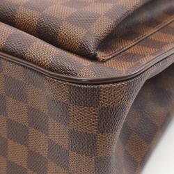 Louis Vuitton LOUIS VUITTON Uzes Tote Bag Coated Canvas Leather Damier Women's Brown N51128