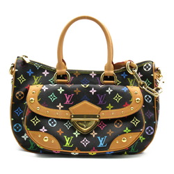 Louis Vuitton Rita Shoulder Bag, Coated Canvas, Monogram Multicolor, Women's, Black, M40215