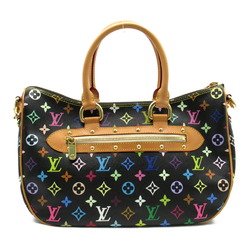 Louis Vuitton Rita Shoulder Bag, Coated Canvas, Monogram Multicolor, Women's, Black, M40215