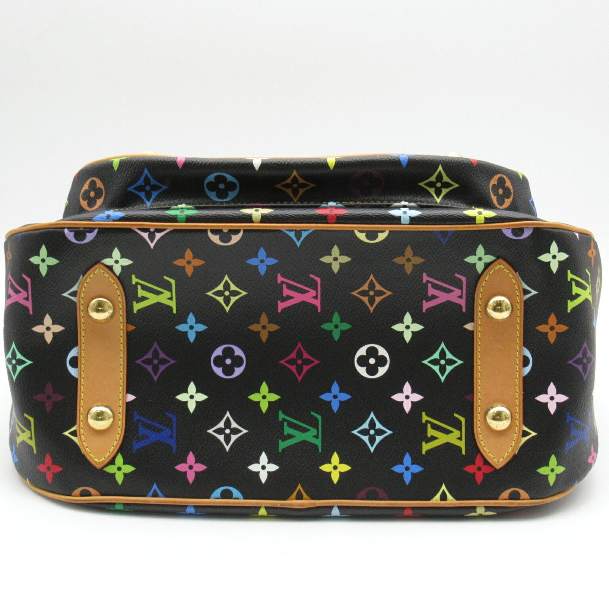 Louis Vuitton Rita Shoulder Bag, Coated Canvas, Monogram Multicolor, Women's, Black, M40215