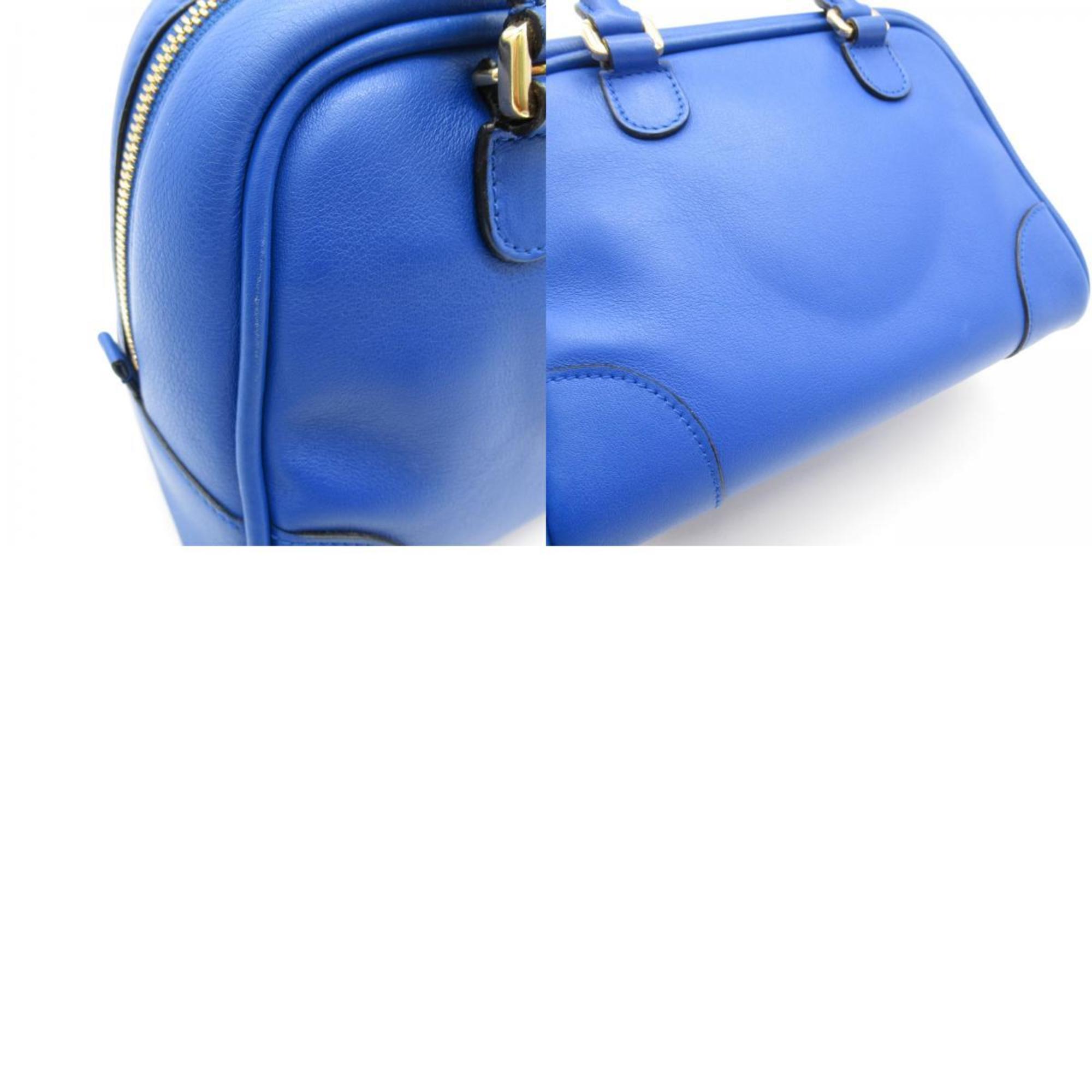 LOEWE Amazona 75 Handbag, Lambskin, Women's, Blue, 301.30P.L01