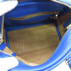 LOEWE Amazona 75 Handbag, Lambskin, Women's, Blue, 301.30P.L01