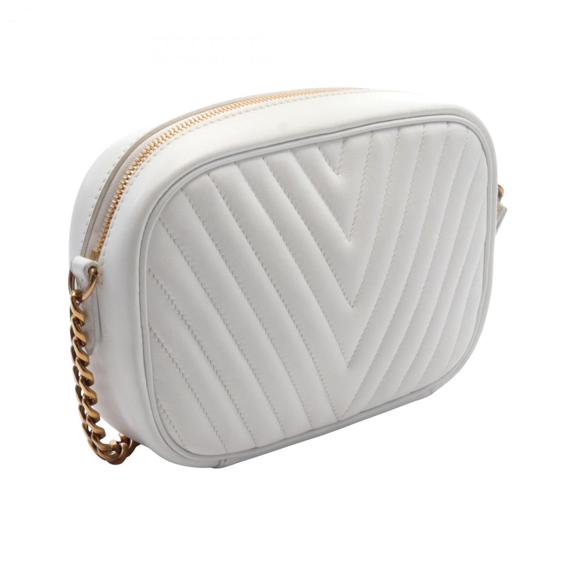 Louis Vuitton LOUIS VUITTON New Wave Camera Bag Shoulder Leather Women's White M53863