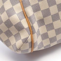 Louis Vuitton LOUIS VUITTON Totally PM Tote Bag Coated Canvas Leather Damier Azur Women's White N51261