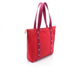 Louis Vuitton LOUIS VUITTON Cabas MM Tote Bag Canvas Antigua Women's Red Purple M40034