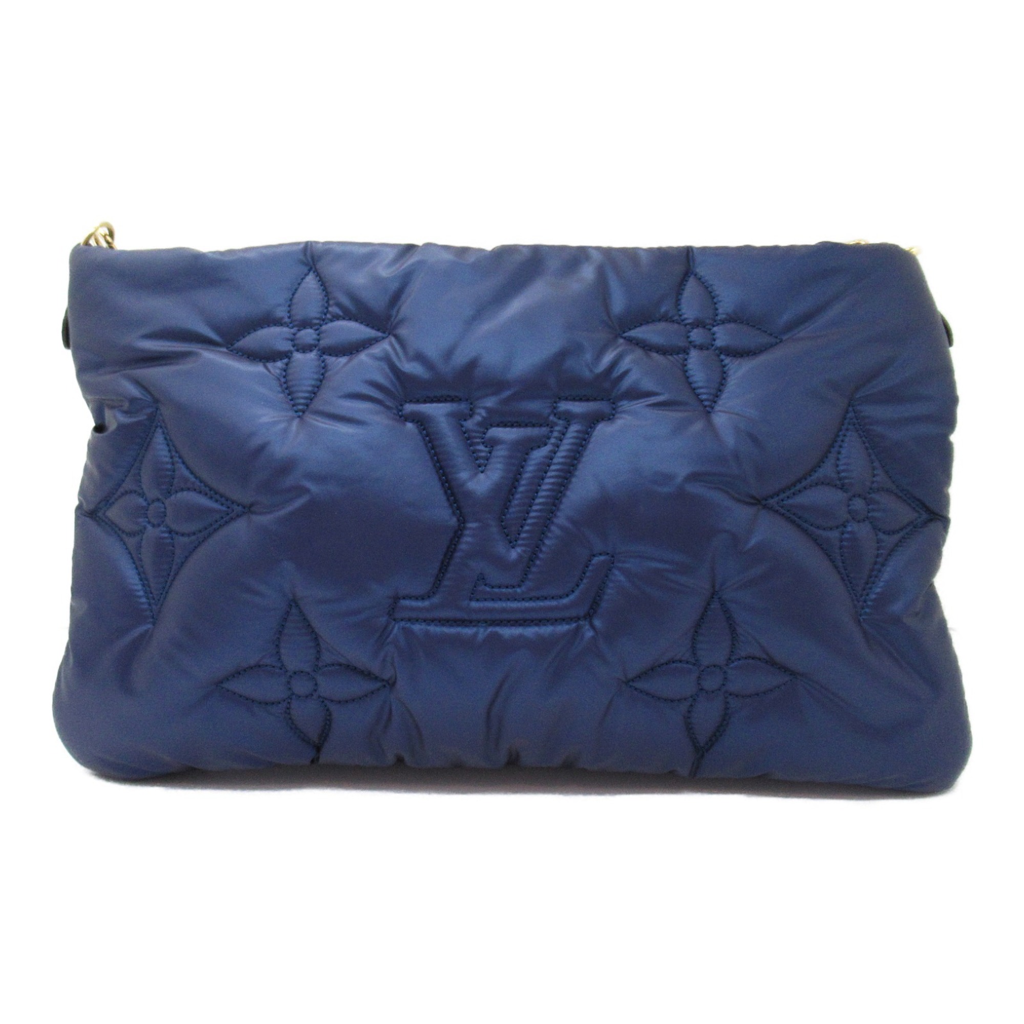 Louis Vuitton LOUIS VUITTON Multi Pochette Accessoires Shoulder Bag Nylon Women's Blue Gray M21057