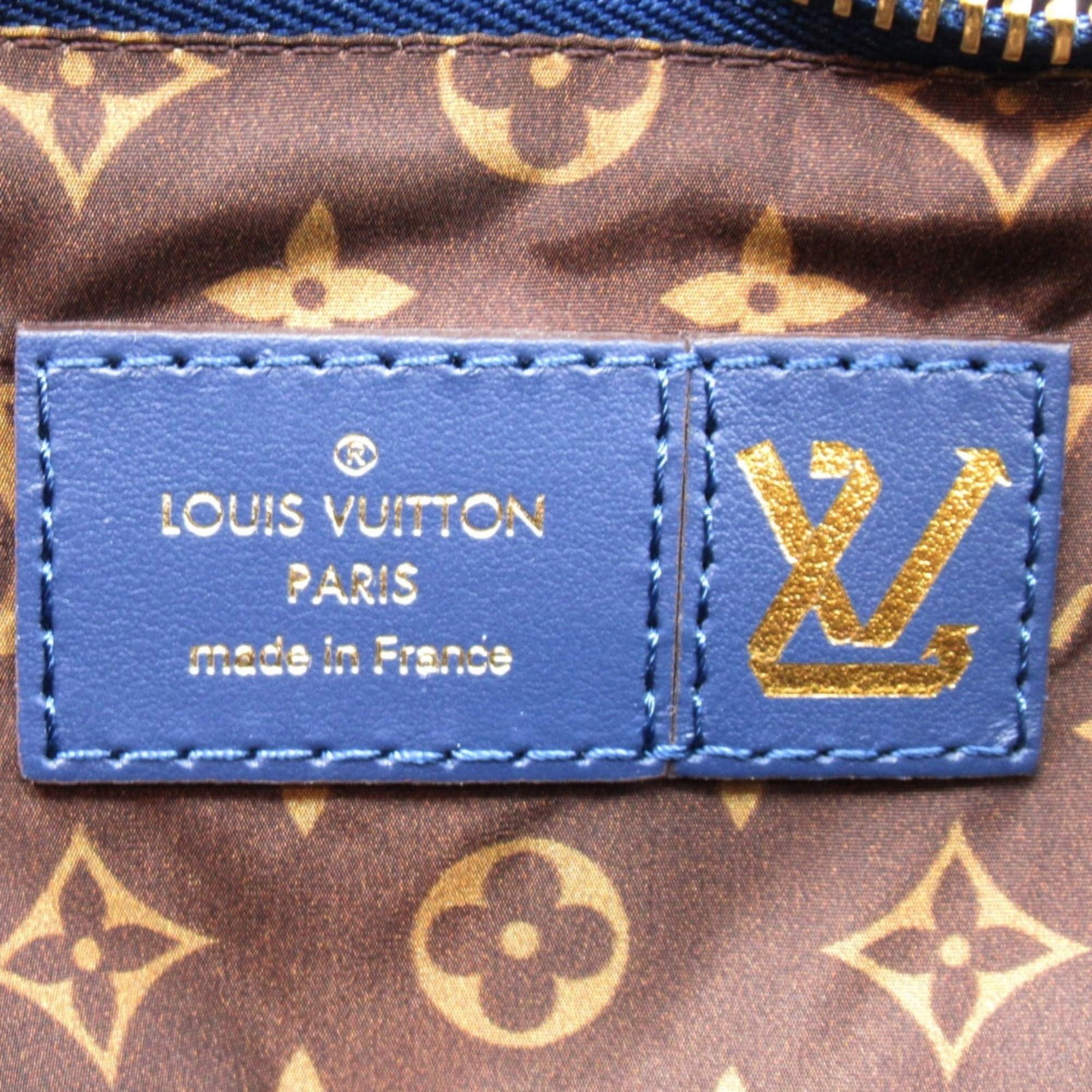 Louis Vuitton LOUIS VUITTON Multi Pochette Accessoires Shoulder Bag Nylon Women's Blue Gray M21057