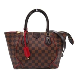 Louis Vuitton Kaisa Tote PM Shoulder Bag Coated Canvas Damier Women's Brown N41551