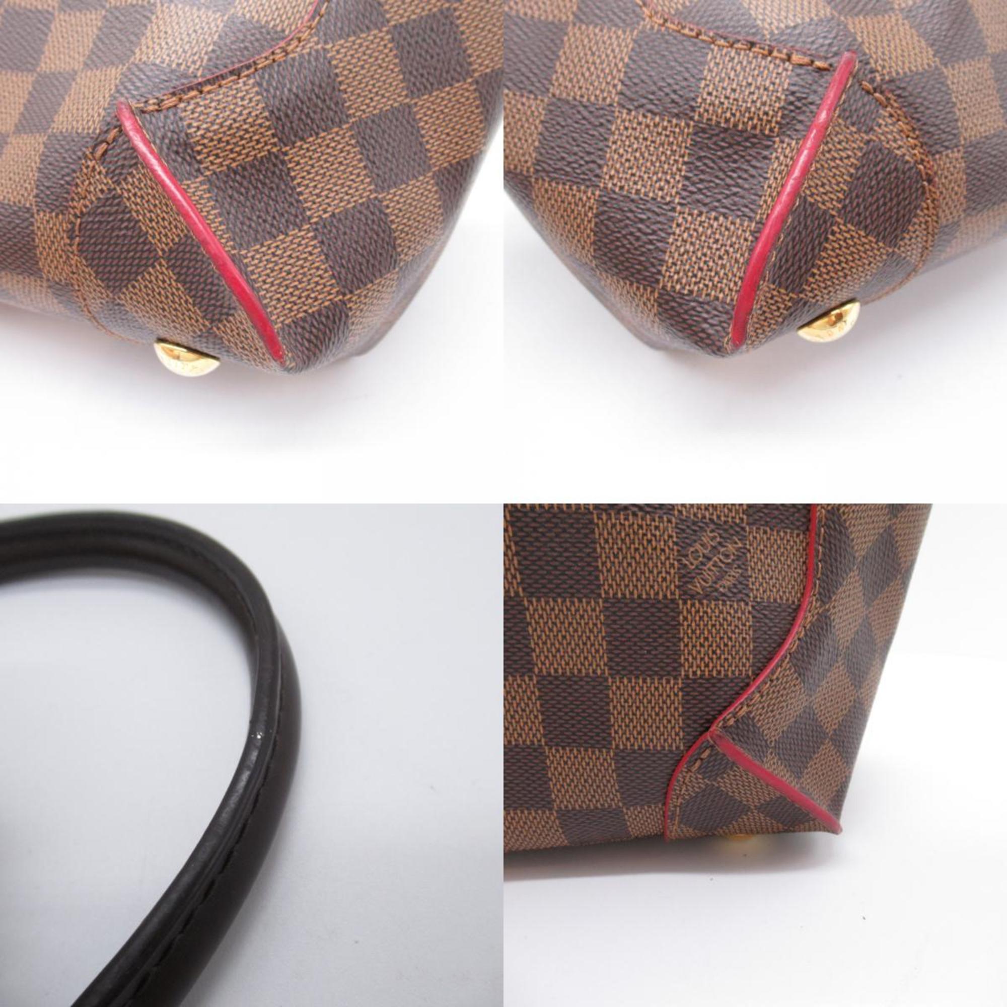 Louis Vuitton Kaisa Tote PM Shoulder Bag Coated Canvas Damier Women's Brown N41551