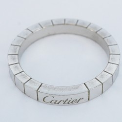 Cartier Ring Lanier K18WG White Gold #60 Men's