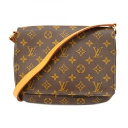 Louis Vuitton Shoulder Bag Monogram Musette Tango Short Strap M51257 Brown Women's