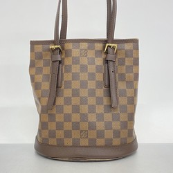 Louis Vuitton Tote Bag Damier Marais N42240 Ebene Ladies