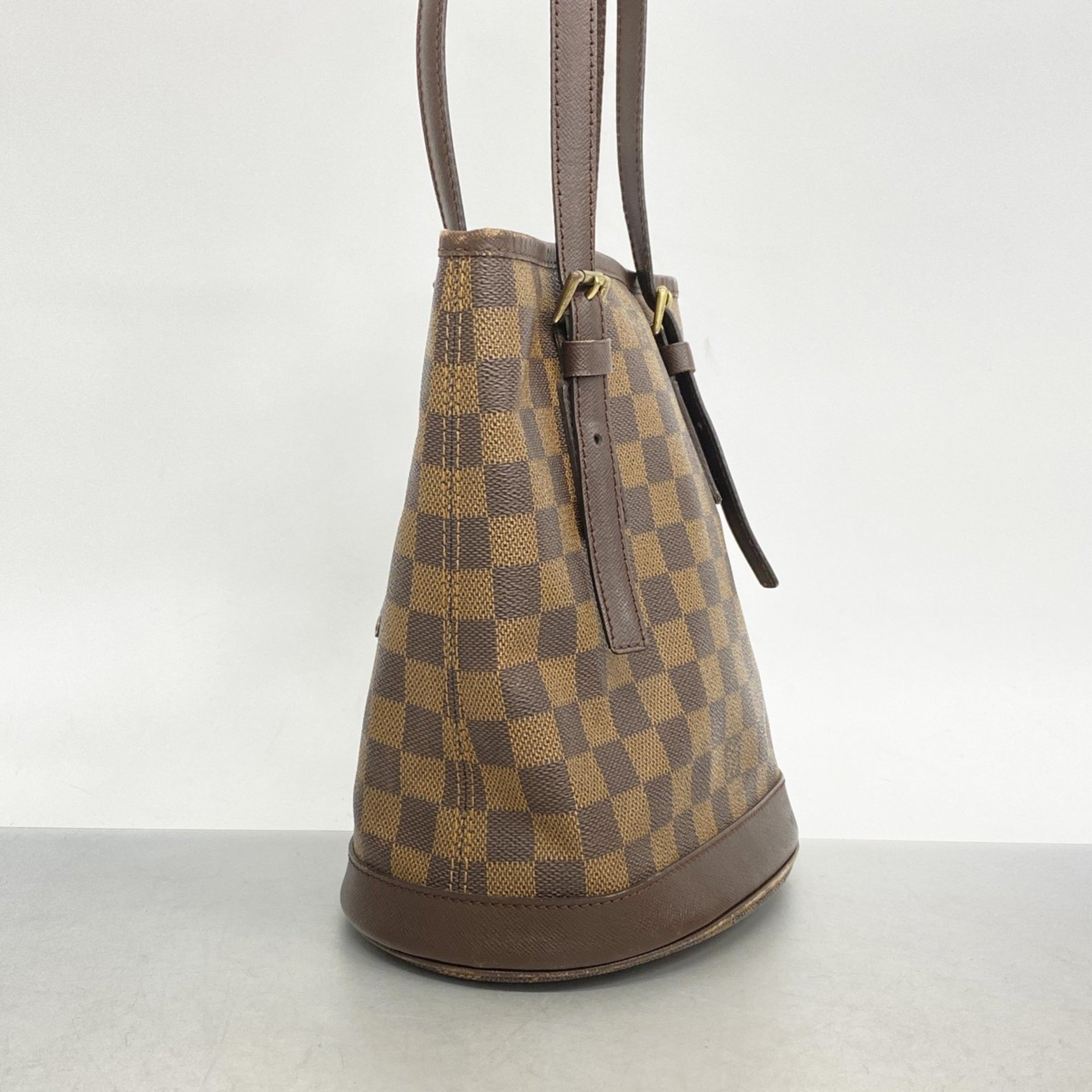 Louis Vuitton Tote Bag Damier Marais N42240 Ebene Ladies