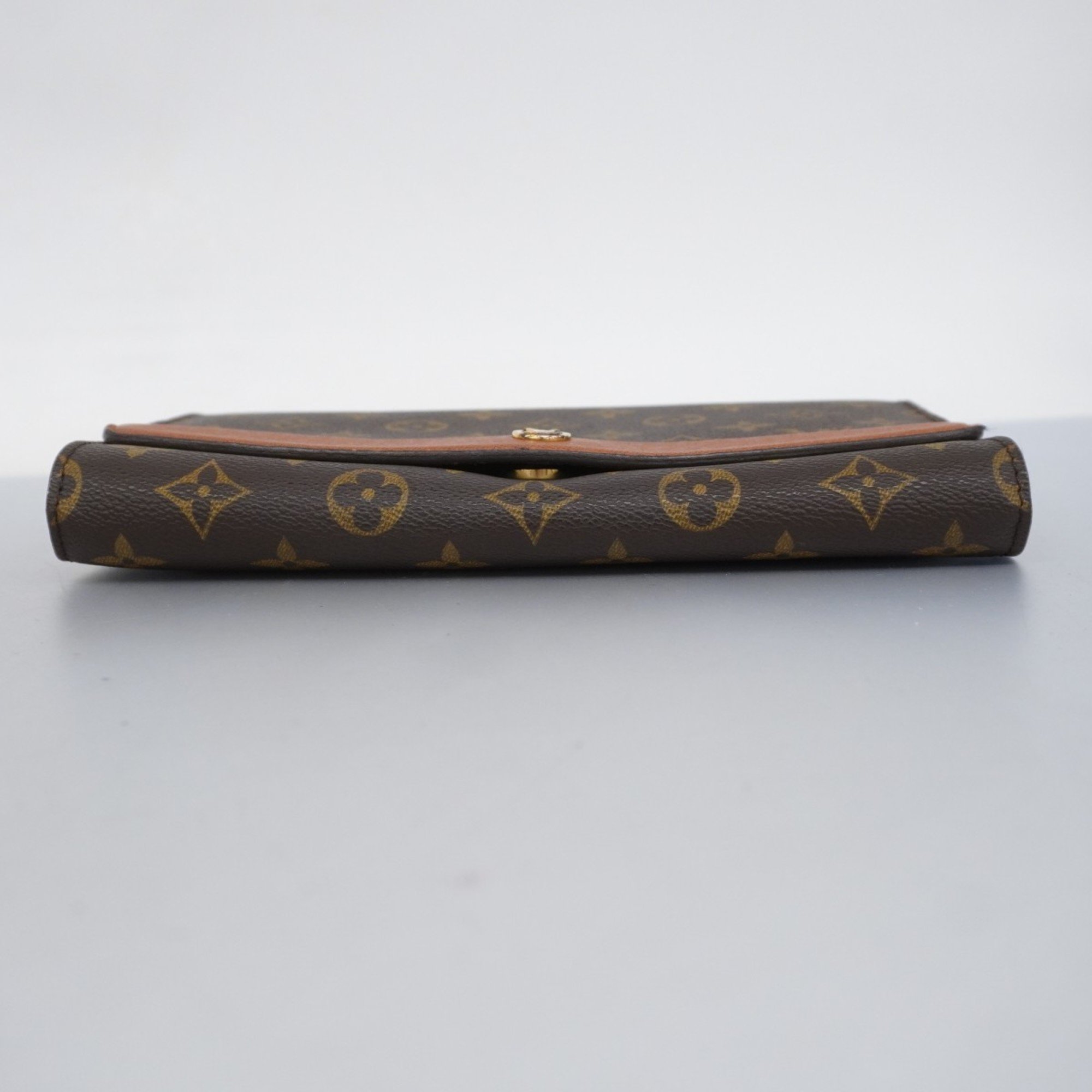 Louis Vuitton Clutch Bag Monogram Bordeaux 24 M51798 Brown Women's