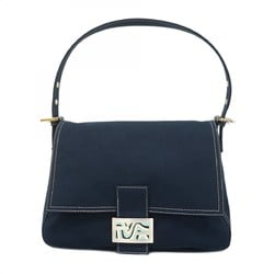 Fendi Mamma Bucket Canvas Navy Handbag for Women