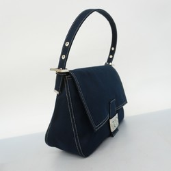 Fendi Mamma Bucket Canvas Navy Handbag for Women