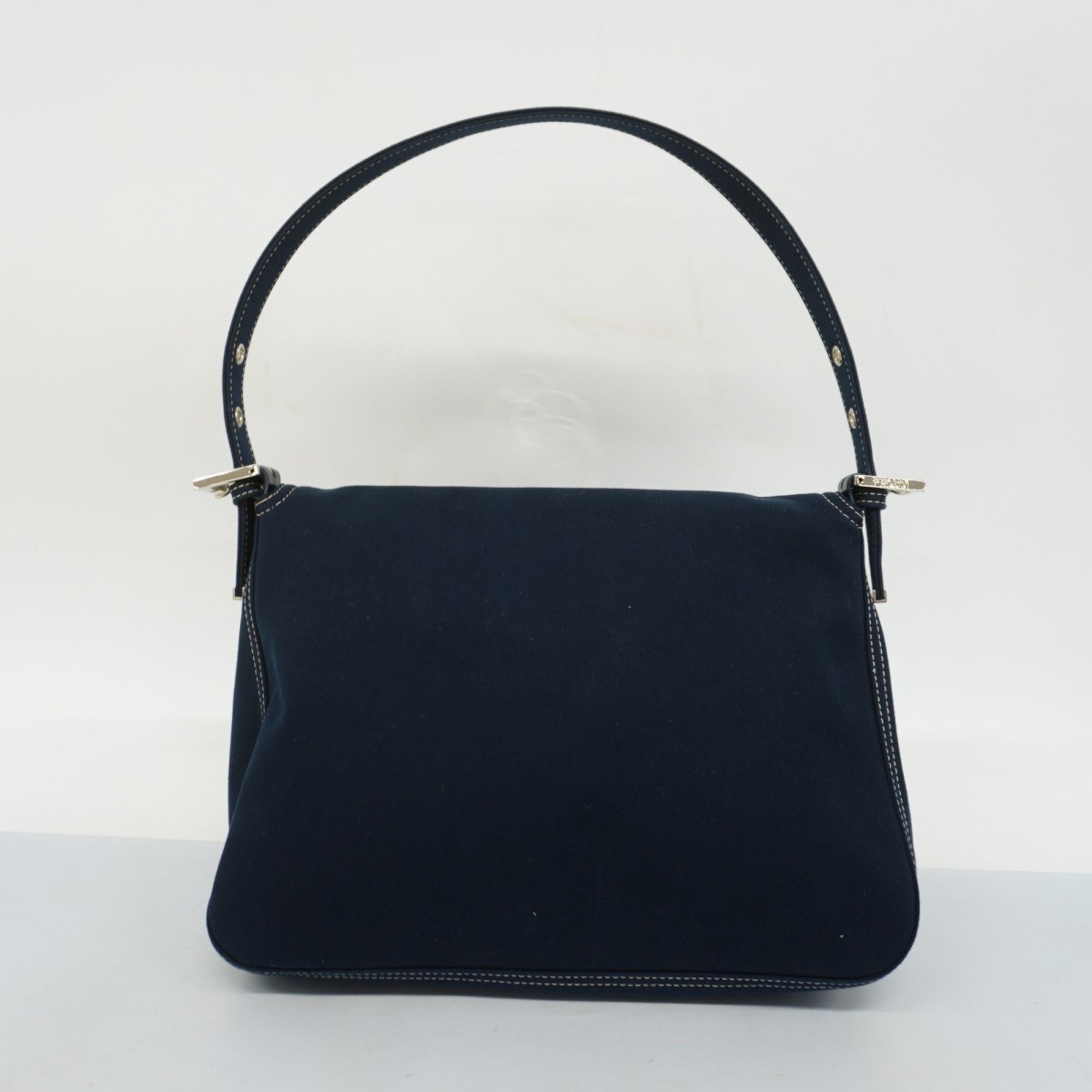 Fendi Mamma Bucket Canvas Navy Handbag for Women